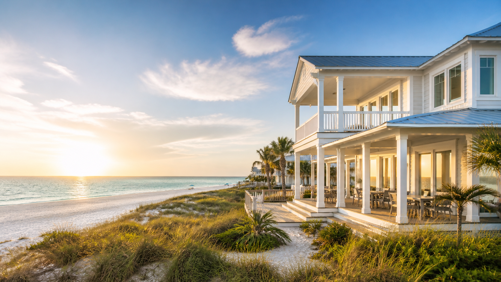 Coastal vacation home on a Florida beach