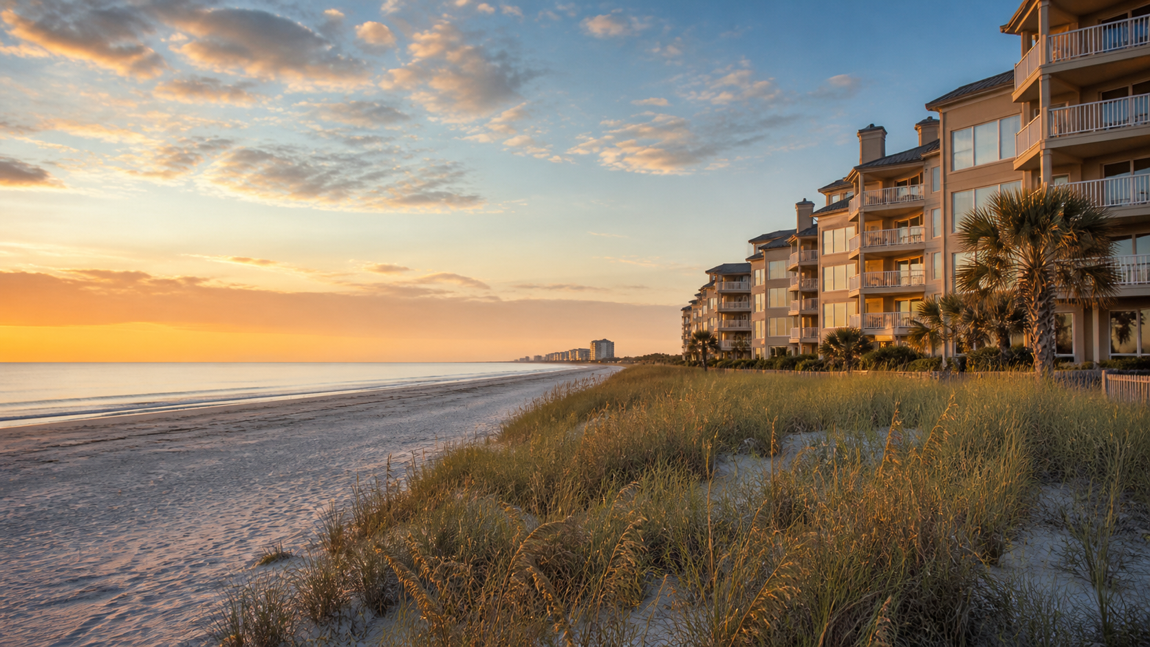 Oceanfront vacation residences at Myrtle Beach